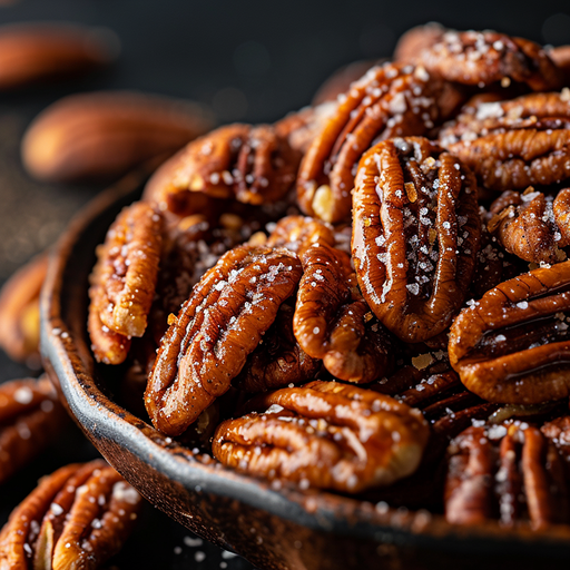 Organic Pecans, Roasted, Salted