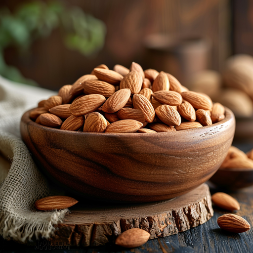 Organic Almonds, Whole, Roasted